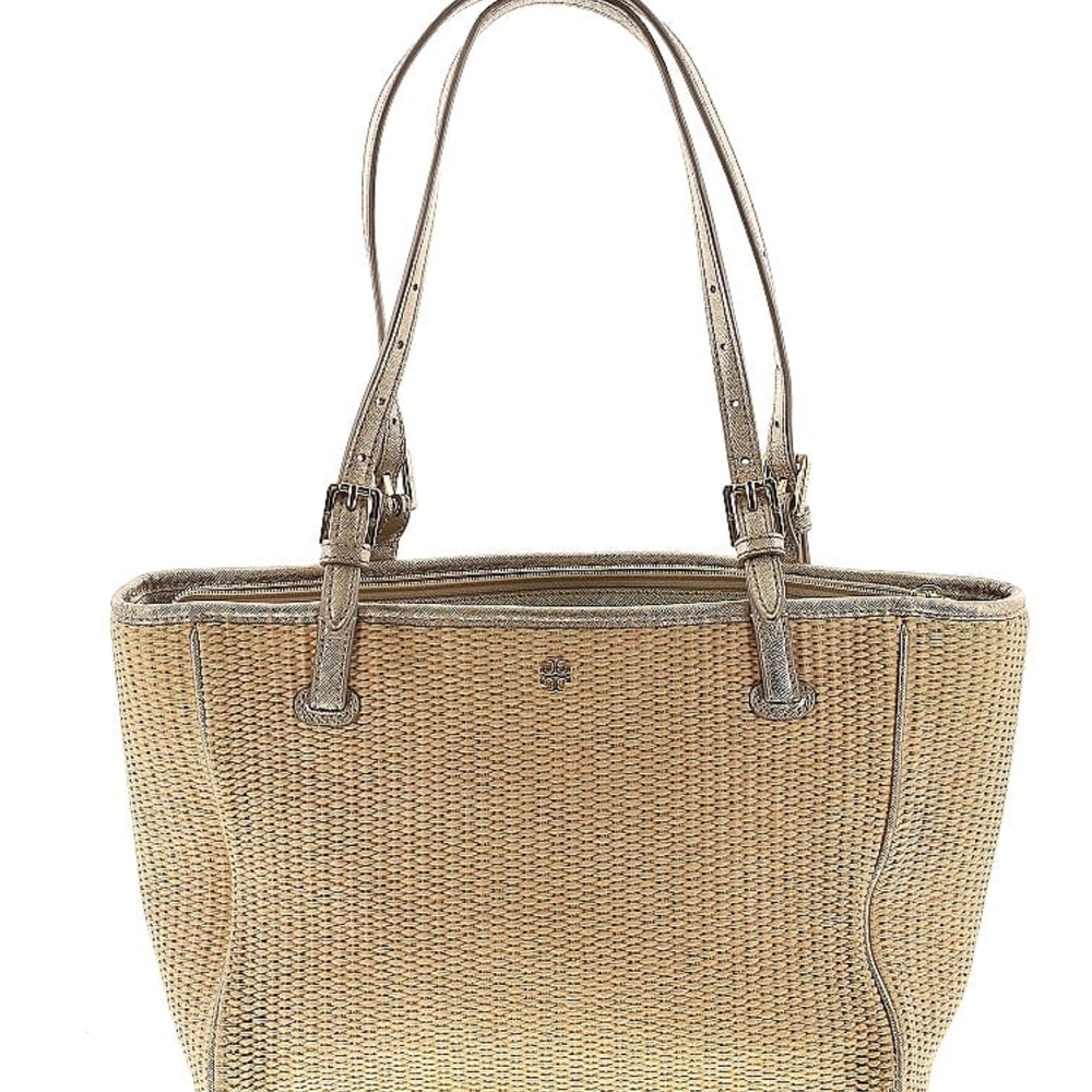 Tory Burch Tan Woven Tote